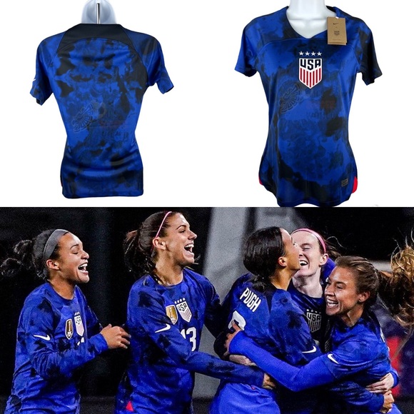 🌟 New 2022/23 USA USWNT Women's AWAY Soccer Jersey 🇺🇸 - Picture 1 of 8